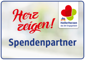 dm HelferHerzen 2018 – Logo „Herz zeigen!“-Spendenpartner